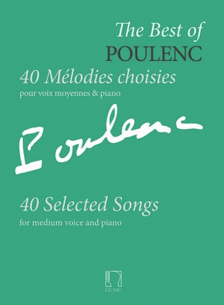 The Best of Poulenc pour voix moyenne et piano
