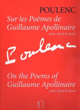 Sur les pomes de Guillaume Apollinaire for high voice and piano
