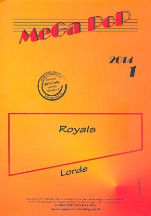Royals: fr Klavier (mit Text und Akkorden)