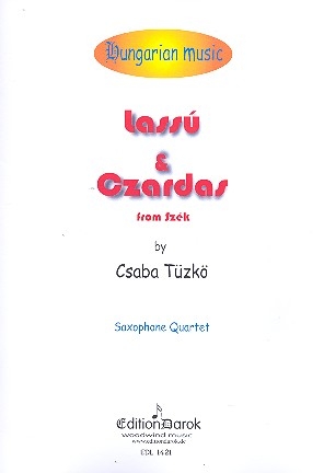 Lass and Czardas from Szek for 4 saxophones (SATB) score and parts