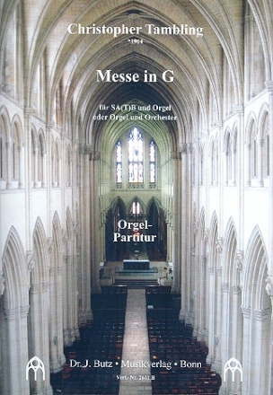 Messe in G fr gem Chor und Orgel Partitur