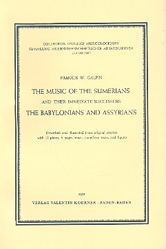 The Music of the Sumerians an their immediate successors the Babylonians and Assyrians