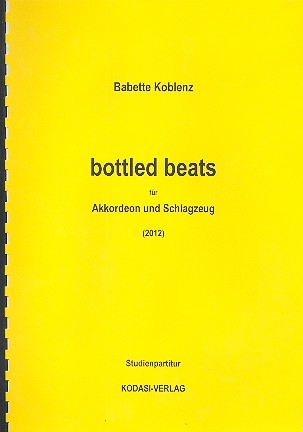 Bottled Beats fr Akkordeon und Percussion Studienpartitur