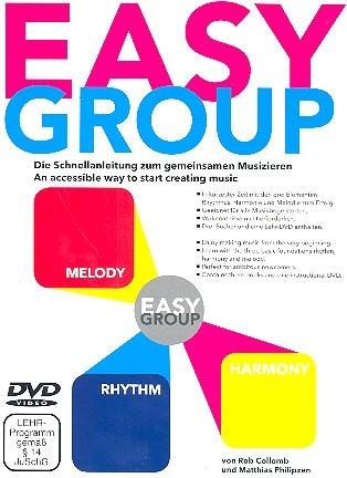 Easy Group (+DVD) für Gesang/Chor, Gitarre und Percussion Paket mit 3 Bänden und DVD