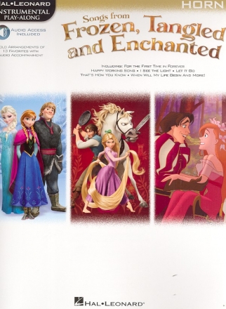 Songs from Frozen, Tangled and Enchanted (+Audio Access): for horn