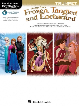 Songs from Frozen, Tangled and Enchanted (+download): for trumpet