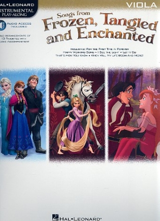 Songs from Frozen, Tangled and Enchanted (+Download): for viola