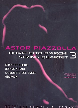 Piazzolla vol.3 for String Quartet  score and parts