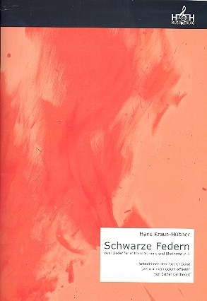Schwarze Federn fr Gesang (mittel) und Klarinette Partitur und Stimme