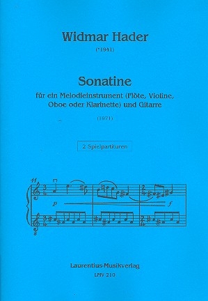Sonatine fr Flte (Violine/Oboe/Klarinette) und Gitarre 2 Spielpartituren