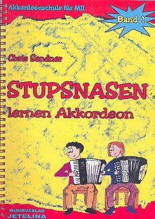 Stupsnasen lernen Akkordeon Band 1 (+CD) fr Akkordeon M-II (mit Standardbass)