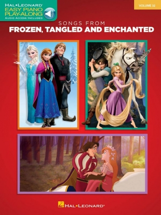 Songs from Frozen, Tangled and Enchanted (+download): for easy piano (vocal/guitar) easy piano playalong vol.32