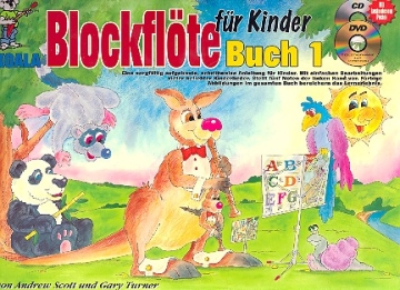 Blockflte fr Kinder Band 1 (+CD +DVD) fr Sopranblockflte