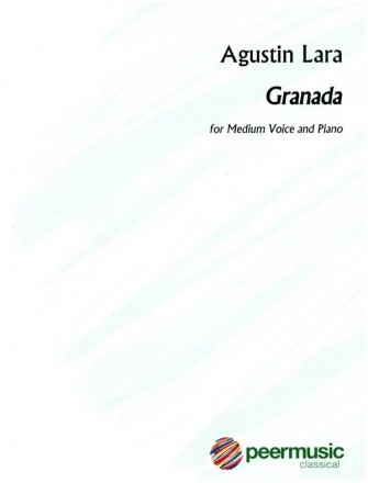 Granada for medium voice and piano (sp/eng)