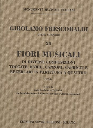 Opere complete vol.12 Fiori musicali partitura