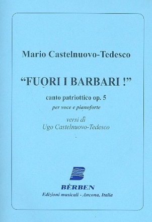 Fuori i barbari op.5 per voce e pianoforte