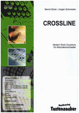 Crossline fr Akkordeonorchester Partitur
