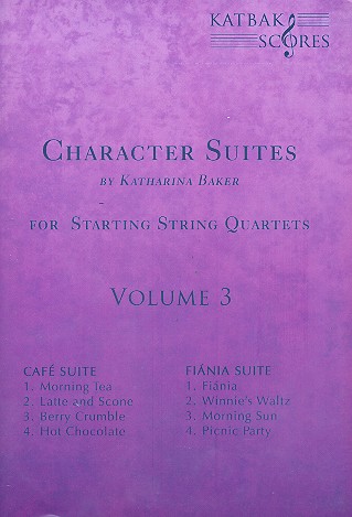 Character Suites vol.3 - for string quartet score and parts