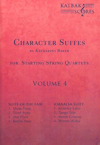 Character Suites vol.4 - for string quartet score and parts