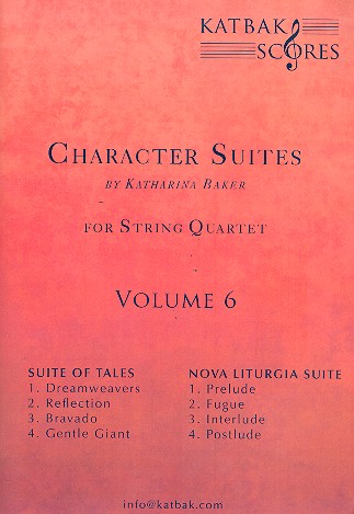 Character Suites vol.6 - for string quartet score and parts