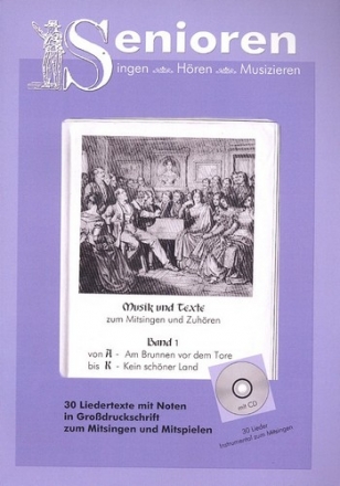 Musik und Texte zum Mitsingen und Zuh�ren Band 1 (A-K) (+CD)  Liederbuch (Gro�druck)
