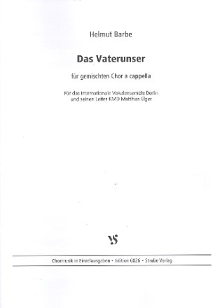 Das Vaterunser fr gem Chor a cappella Partitur