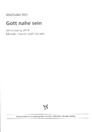 Gott nahe sein fr Gesang (gem Chor) und Klavier (Gemeinde ad lib) Partitur