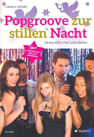 Popgroove zur stillen Nacht (+Download) fr gem Chor und Klavier Partitur
