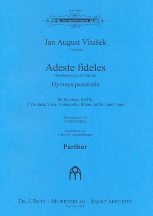 Hymnus pastoralis fr gem Chor und Instrumente Partitur (lat/dt)