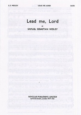 Lead me Lord for mixed chorus and organ score