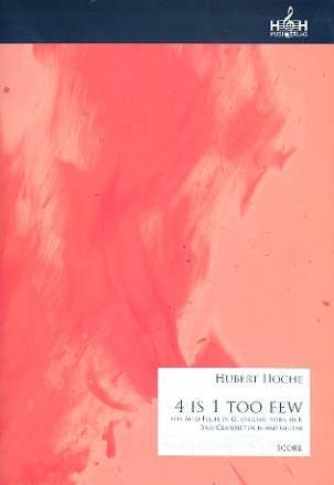 4 is 1 too few fr Altflte in G, Englischhorn, Bassklarinette und Gitarre Partitur