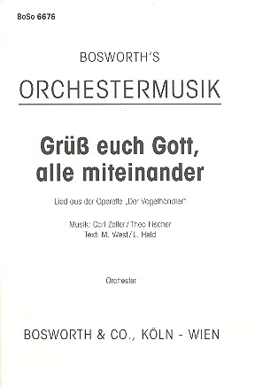 Gr euch Gott alle miteinander fr Salonorchester Direktion und Stimmen