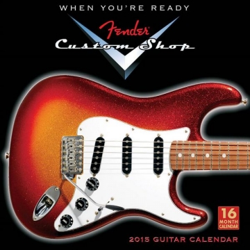HL00125437 Calendar Fender Custom Shop Guitar 2015 16-Month Wall Calendar