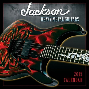HL00125438 Calendar Jackson Heavy Metal Guitars 2015 16-Month Wall Calendar