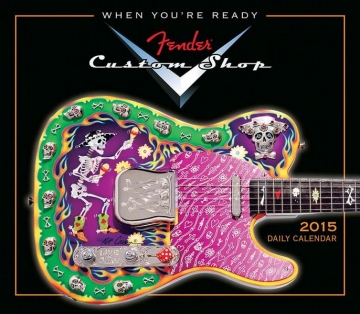 HL00125440 Calendar Fender Custom Shop Guitar 2015 Voxed daily Calendar