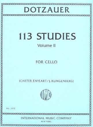 113 Studies vol.2 (nos.35-62) for cello