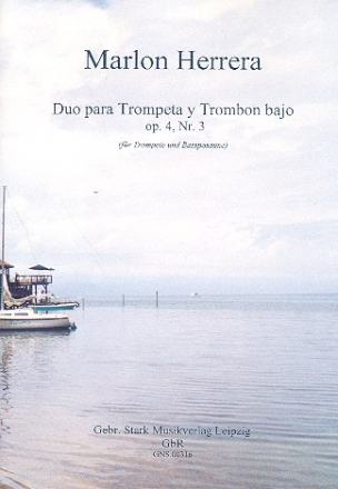Duo op.4,3 fr Trompete und Bassposaune Partitur und Stimmen