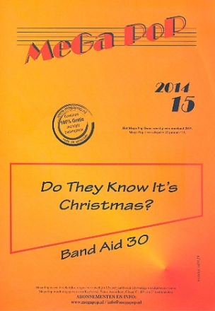 Do they know it's Christmas: fr Klavier (Gesang/Gitarre)
