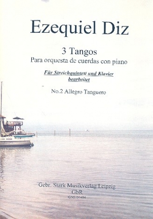 Tango Nr.2 fr Klavier, 2 Violinen, Viola, Violoncello und Kontrabass Partitur und Stimmen