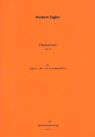 Flautarium op.4 fr 3 Blockflten (SAT) Stimmen