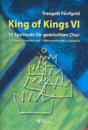King of Kings Band 6 - 12 Spirituals fr gem Chor (SAAM) a cappella Partitur (en)