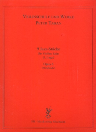9 Jazz-Stcke op.6: fr Violine