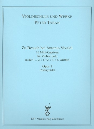 Zu Besuch bei Antonio Vivaldi op.3 fr Violine
