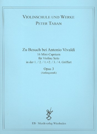 Zu Besuch bei Antonio Vivaldi op.3 fr Violine
