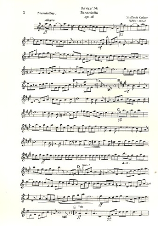 Tarantella op.18 fr Zupforchester Mandoline 1