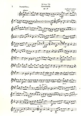 Tarantella op.18 fr Zupforchester Mandoline 1