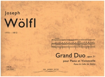 Grand Duo op.31 pour violoncelle (violon) et piano