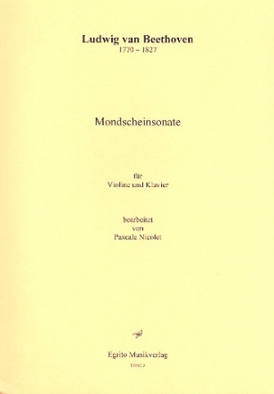 Mondscheinsonate op.27,2 (1. Satz) fr Violine und Klavier