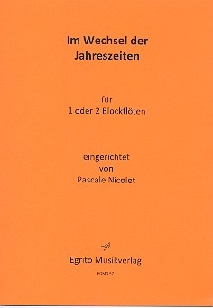 Im Wechsel der Jahreszeiten fr 1-2 Sopranblockflten Stimmen