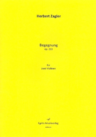 Begegnung op.253 fr 2 Violinen Stimmen